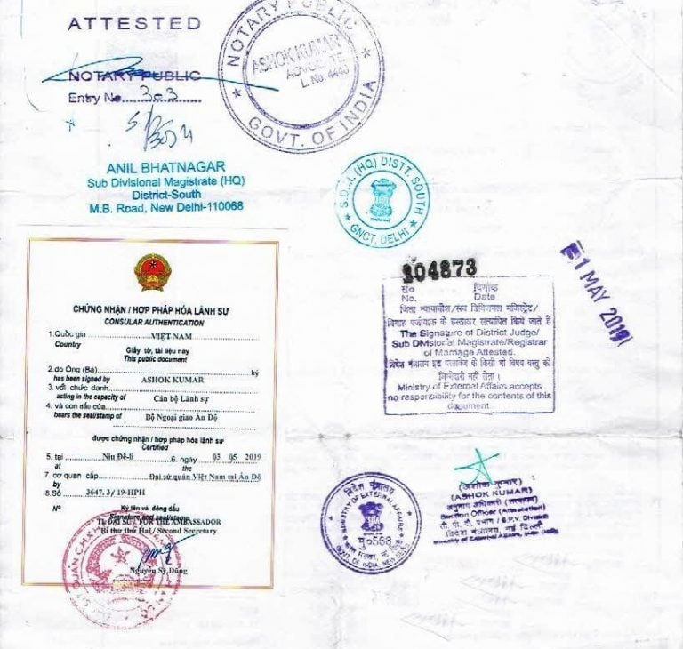 How To Legalize Indian Documents To Be Used In Vietnam 2024 Guide 3071