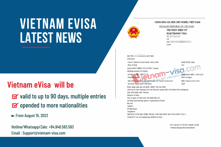 Official Vietnam Evisa Will Be Valid For Up To 90 Days Multiple Entries 1860