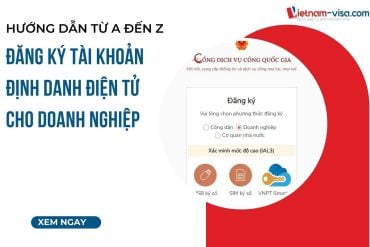 Hướng dẫn đăng ký tài khoản định danh điện tử cho Doanh nghiệp trên Cổng dịch vụ công